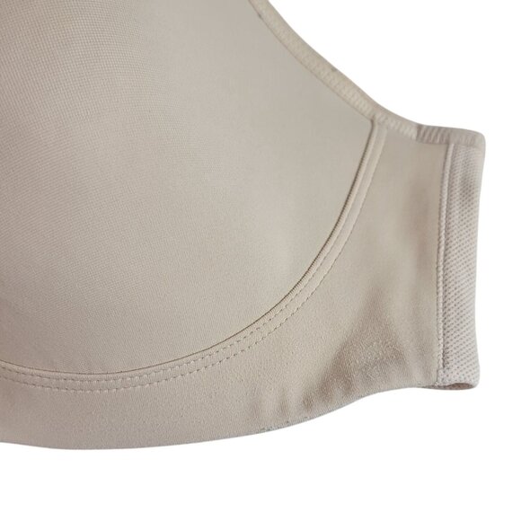 Wacoal Lindsey Contour Underwire Sports Bra Tan 38C Full Cover Seamless 853209 - Picture 10 of 11